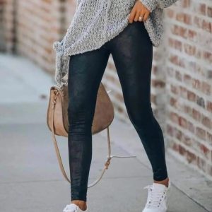 Calza Craquelada con Micro Polar